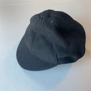 Ralph Lauren Purple Label Suede Hat - Black - NEW
